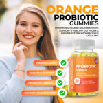 Harmonify Probiotic Gummies 5 Billion CFU Orange Flavour - Benefits Image
