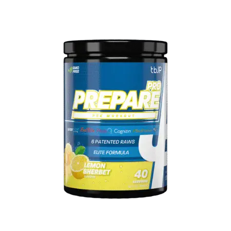 tbJP prepare Lemon Flavour Pre Workout