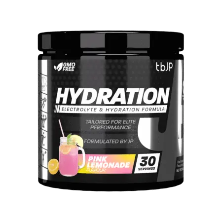 tbJP Hydration Pink Lemonade flavour Front of tub Image