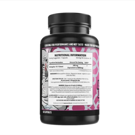 Engineered Muscle Astragalus Nutritional Information