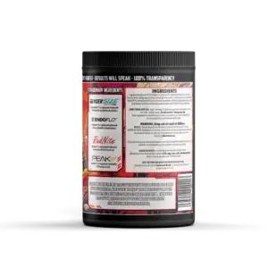 Engineered Muscle Turbopump-Stage 2 Ingredients label