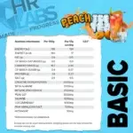 HR Labs Basic Peach Iced Tea Flavour Supplement Facts