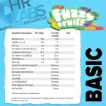 HR Labs Basic Strawberry Fuzzy Fruits Flavour Supplement Facts