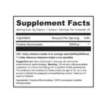 1Source Supplements Creatine Monohydrate 300g Supplements Facts