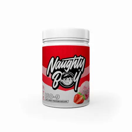 Naughty Boy Lifestyle Strawberry Milkskhake - ISO-9 900g - Front