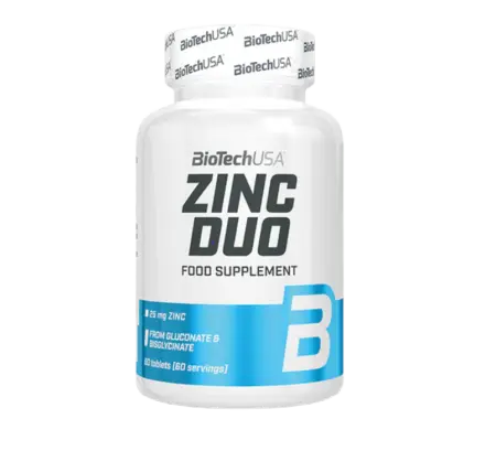 BiotecTechUSA Zinc Duo Capsules - CheLated Zinc Bisglycinate & Zinc Gluconate