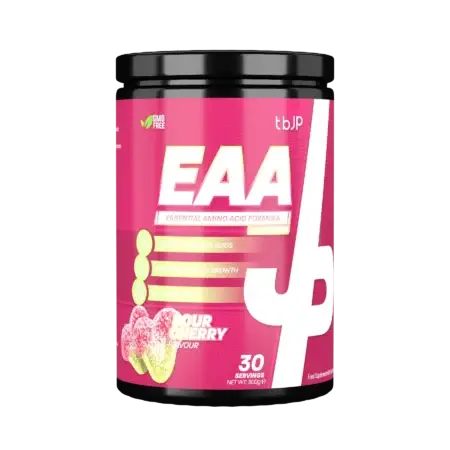 tbJP EAA 300g cherry flavour front of tub
