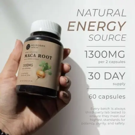 Neurogan + Health Black Maca Root Capsules Facts