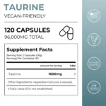 Neurogan + Health Supplement_Facts_Taurine-Capsules