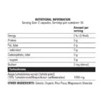 Chaos-Crew-Turk-60-Capsules - Nutritional-Info