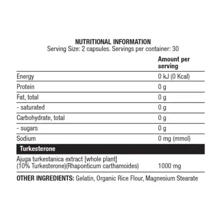 Chaos-Crew-Turk-60-Capsules - Nutritional-Info