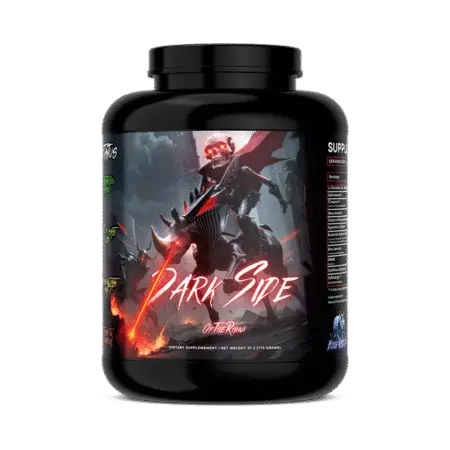 Project M Supplements - Dark Side of The Rhino Pre Workout - Front of Tub