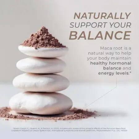 Neurogan + Health Black Maca Root Capsules - For Balance Information