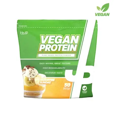 tbJP Vegan Protein 2KG Banoffee Sundae Flavour