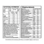 tbJP Vegan Protein 2KG Nutrition & Ingredients Panel