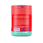 Alani Nu Cherry Slush Pre Workout Plus - Back of Tub