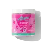 Alani Nu Pink Slush Pre Workout Front of Tub