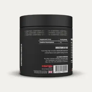 Conteh Creatine Monhydrate - Nutritional Information - 150g