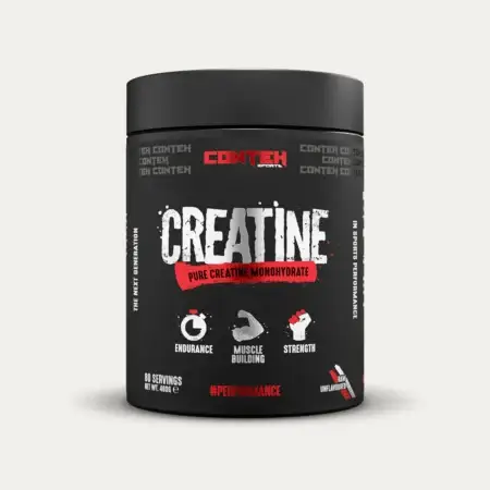 Conteh Creatine Monohydrate 400g Front of Tub