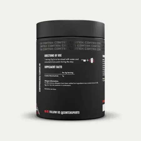 Conteh Creatine Monohydrate 400g Nutritional Information