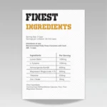 Gas Mark 10 Big Dreams Nutritional Information Panel