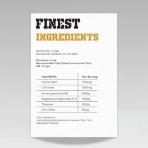 Gas Mark 10 Big Dreams Nutritional Information Panel