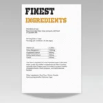 Gas Mark 10 Heart Care Nutritional Information Panel