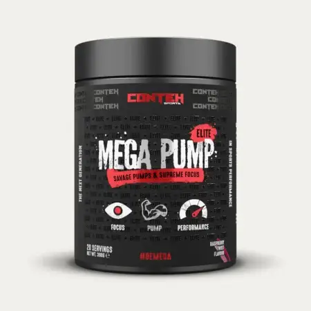 Conteh Mega Pump ELITE - Raspberry Twist Front of Tub