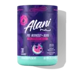 Alani Nu Pre + Burn Melonberry Flavour - Front of Tub