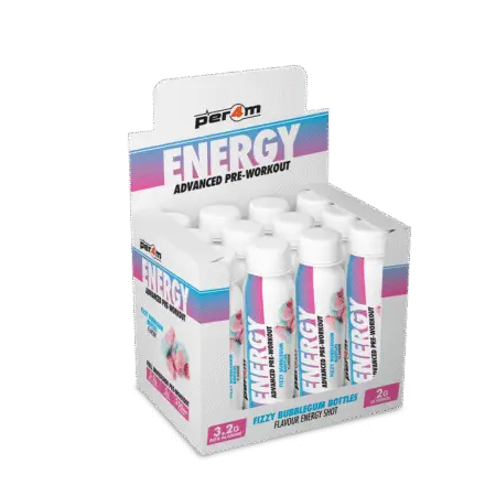 Per4m Energy Shot x 12 - Fizzy Bubblegum Bottles