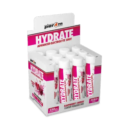 Per4m Hydrate Shot Box - 12x100ml - Raspberry Cherry
