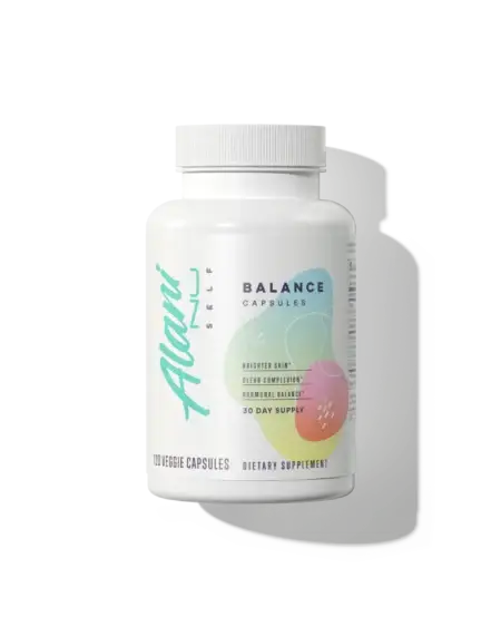 Alani NU Balance Capsules 30 Servings - Front of Bottle
