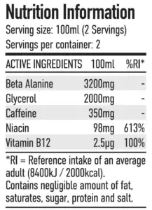 per4m-cherry-fizz-energy-shot-nutritional information
