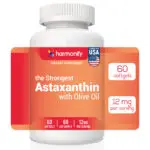 Harmonify High Strength Astaxanthin 12mg in Olive Oil - Product Label
