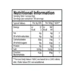 tbJP Creatine Blue slush nutrition_panel