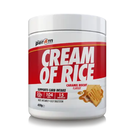 Per4m Cream Of Rice 450G White Caramel Biscuit