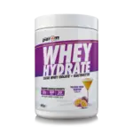 Per4m Whey Hydrate - Passion Fruit Martini 900G Flavour - Front of Tub