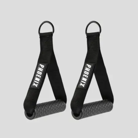 Phoenix Fitness Cable Machine Handles Set Hanging Image