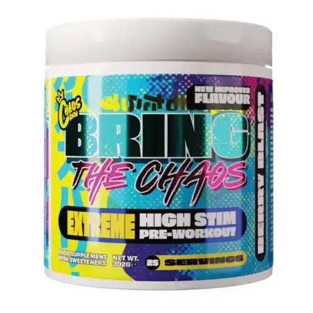 Chaos Crew Bring The Chaos Pre Workout - Berry Blast Flavour