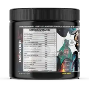 Engineered Muscle Turbdodrive Stage 2 Nutrition Panel