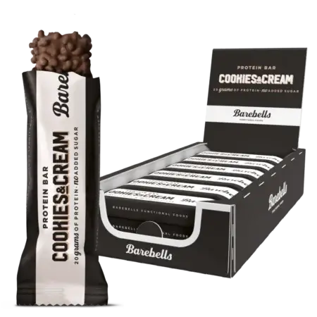 Barebells Cookies and Cream Protein Bars - Pack of 12