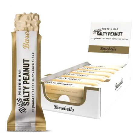 Barebells White Chocolate Salty Peanut Protein Bars - Pack of 12
