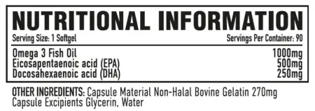 Per4m-Omega-3-Capsules-Nutritional Information