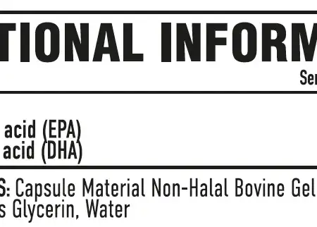 Per4m-Omega-3-Capsules-Nutritional Information