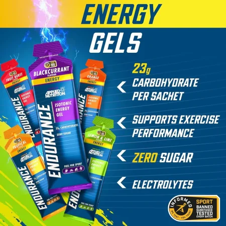 Applied Nutrition Endurance Gels Variety Pack - Key Information