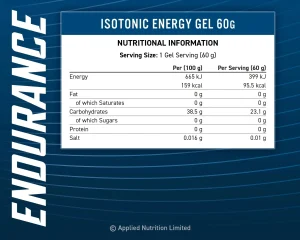Applied Nutrition Energy-Isotonic Energy Gel 60g-Nutritionals