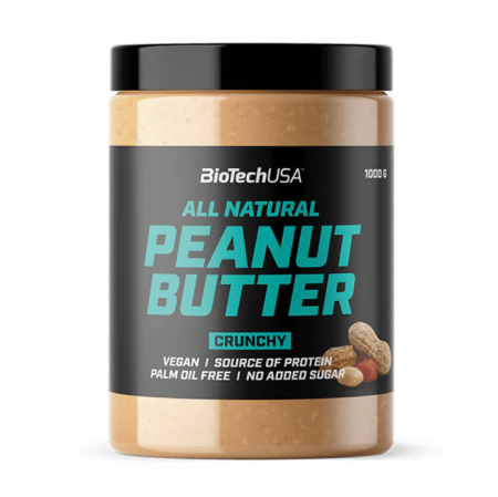BioTechUSA Peanut Butter 1kg - Crunchy
