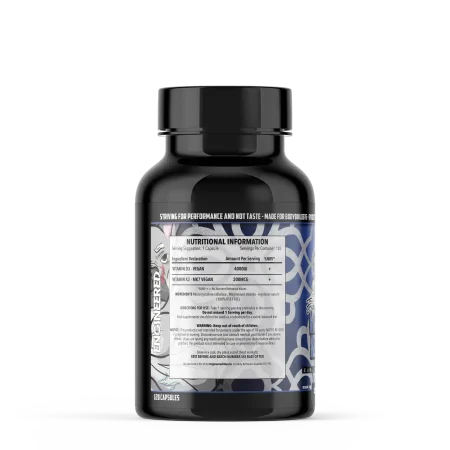 Engineered Muscle D3 & K2 Nutritional Information