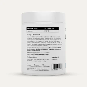 Conteh Sports L-GLUTAMINE 500g Nutritional Information