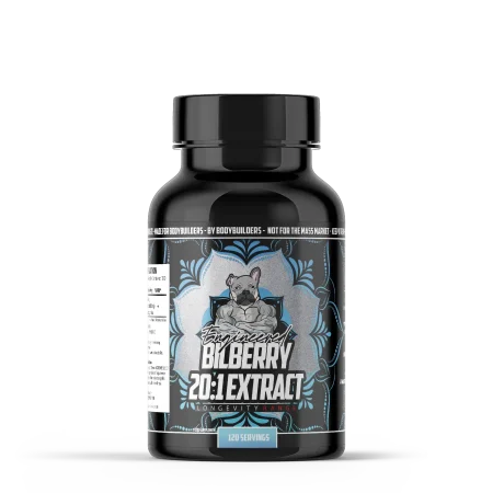 Engineered Muscle Bilberry-extract-Front of Bottle